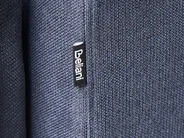 Sofa 3-Sitzer KUNES Stoff Dunkelblau_1013245