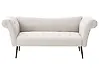 Chaiselongue NANTILLY Stoff Hellbeige
