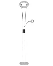 LED Floor Lamp KENNET  with Dimmer Metal Silver_1145477