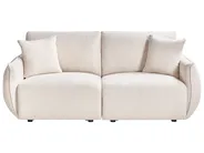 Modulsofa 2-Sitzer MESNALI Bouclé Cremeweiß_1046267