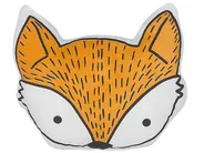 Dekokissen VADODARA Baumwolle 50 x 40 cm Orange Fuchs_790647