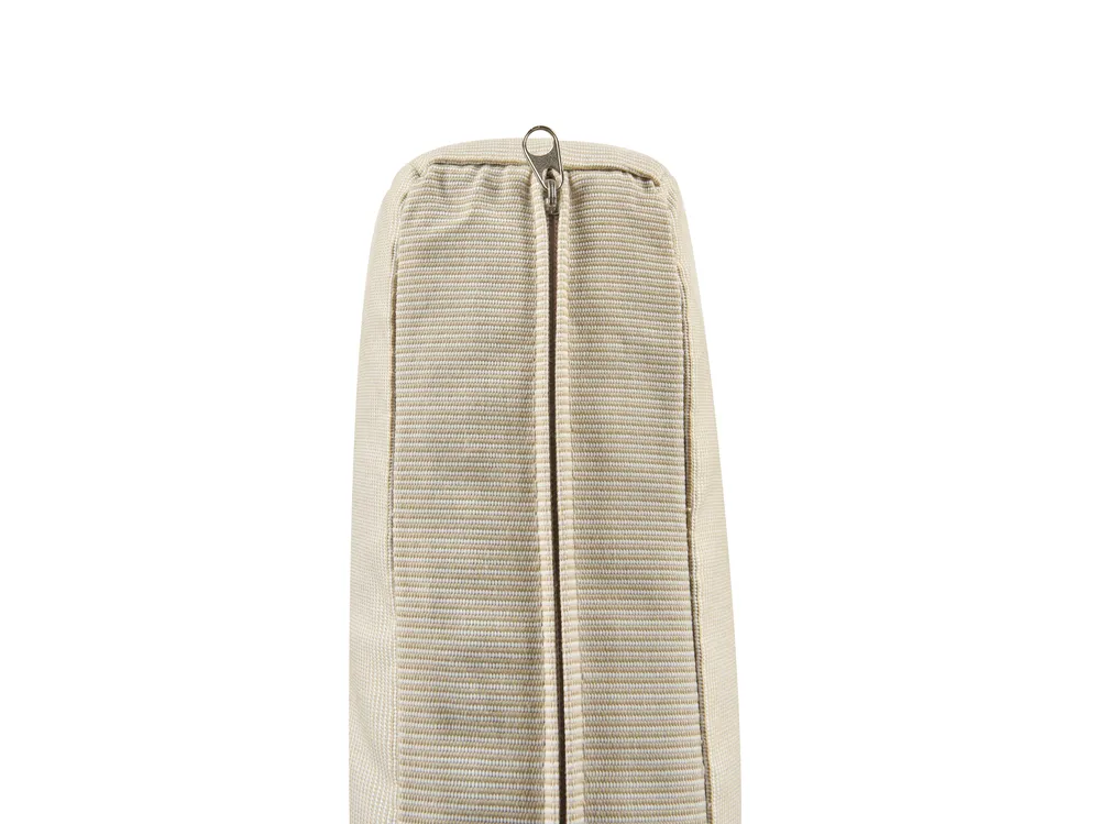 Garten Ecksofa mit Tisch 5-Sitzer MESSINA Metall Beige linksseitig_863213