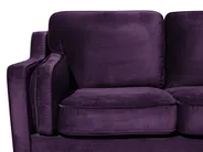 Sofa 3 Seater LOKKA Velvet Purple_705472