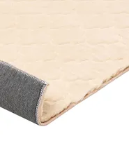 Faux Fur Rug GHARO Beige 80 x 150 cm_866668