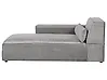 Rechtsseitige Chaiselongue HELLNAR Stoff Grau