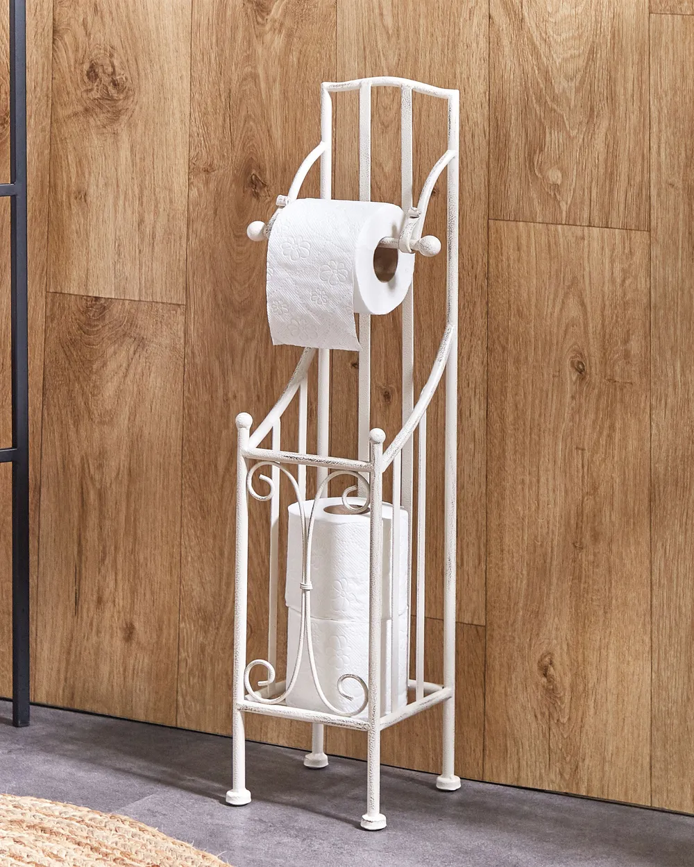 Toilettenpapierhalter BRISA Metall Weiß