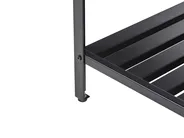 Outdoor-Küche 2er Set mit Spüle MAENZA Schwarz Metall_981478