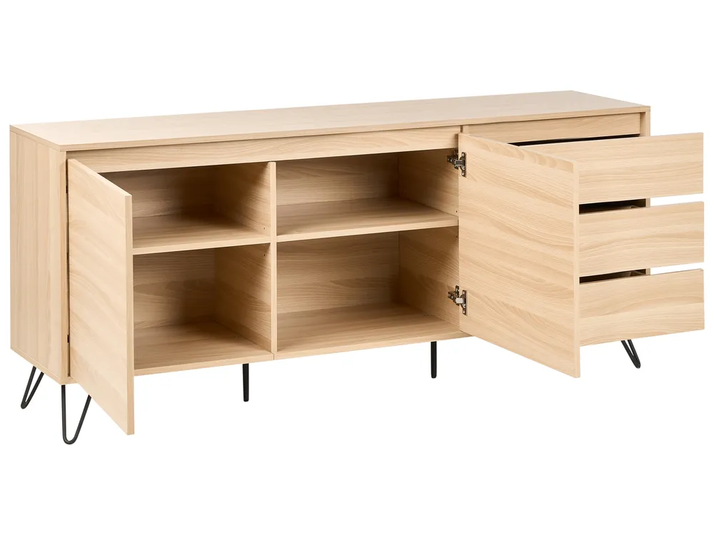 Sideboard mit 2 Türen CARDIGAN Hellbraun_979183