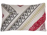 Dekokissen BETULA 30 x 50 cm Baumwolle Beige Geometrisches Muster_816843