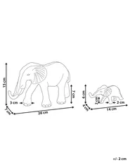 Dekofiguren 2er Set Elefant SEDLARI Metall Gold_1009460
