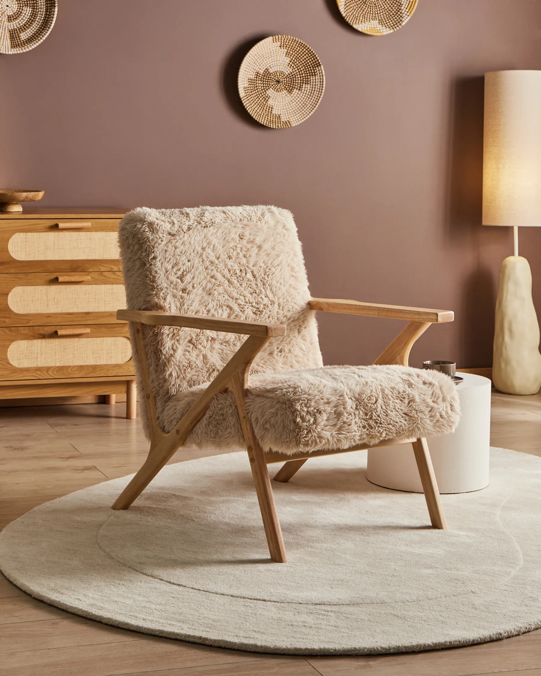 Sessel KISA Webpelz Hellbeige_1019296