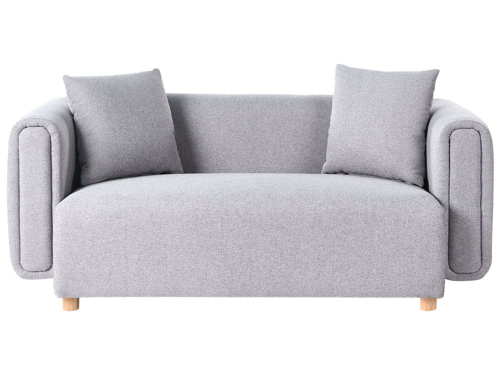 Sofa 2-Sitzer LILLEROD Stoff Grau