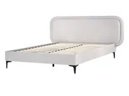 Bed Velvet SUZETTE 140 x 200 cm (EU Double) Light Grey_989468