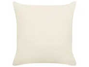 Dekokissen 2er Set SUGARPLUM 45 x 45 cm Baumwolle Hellbeige Weihnachtsmotiv_946783