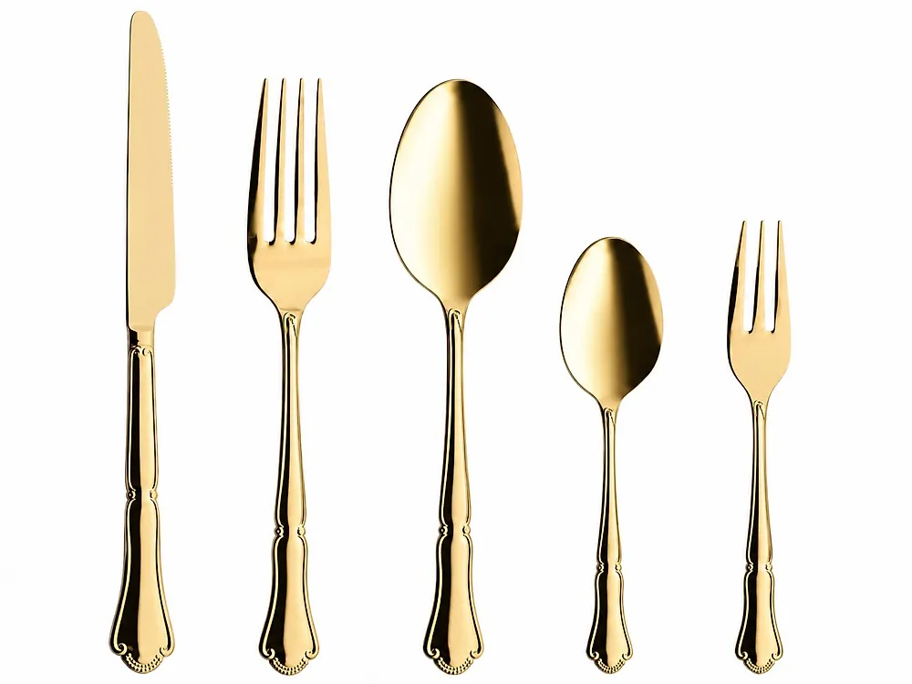 Besteckset 30-teilig PICI Gold