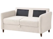Living Room Set 5 Seater MARE Boucle Beige_1028841