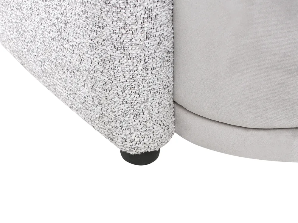Sofa 3 Seater ROSET Fabric Grey_979089