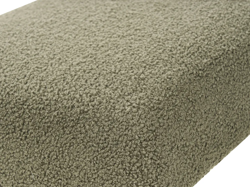 Sofa 2 Seater TAMRE Boucle Green/ Dark Brown_1061371