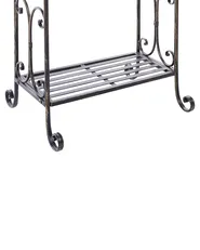 Handtuchständer LINARES Metall Schwarz_827865