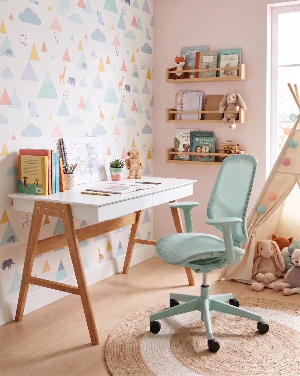 Office Chair AERI Mint Green