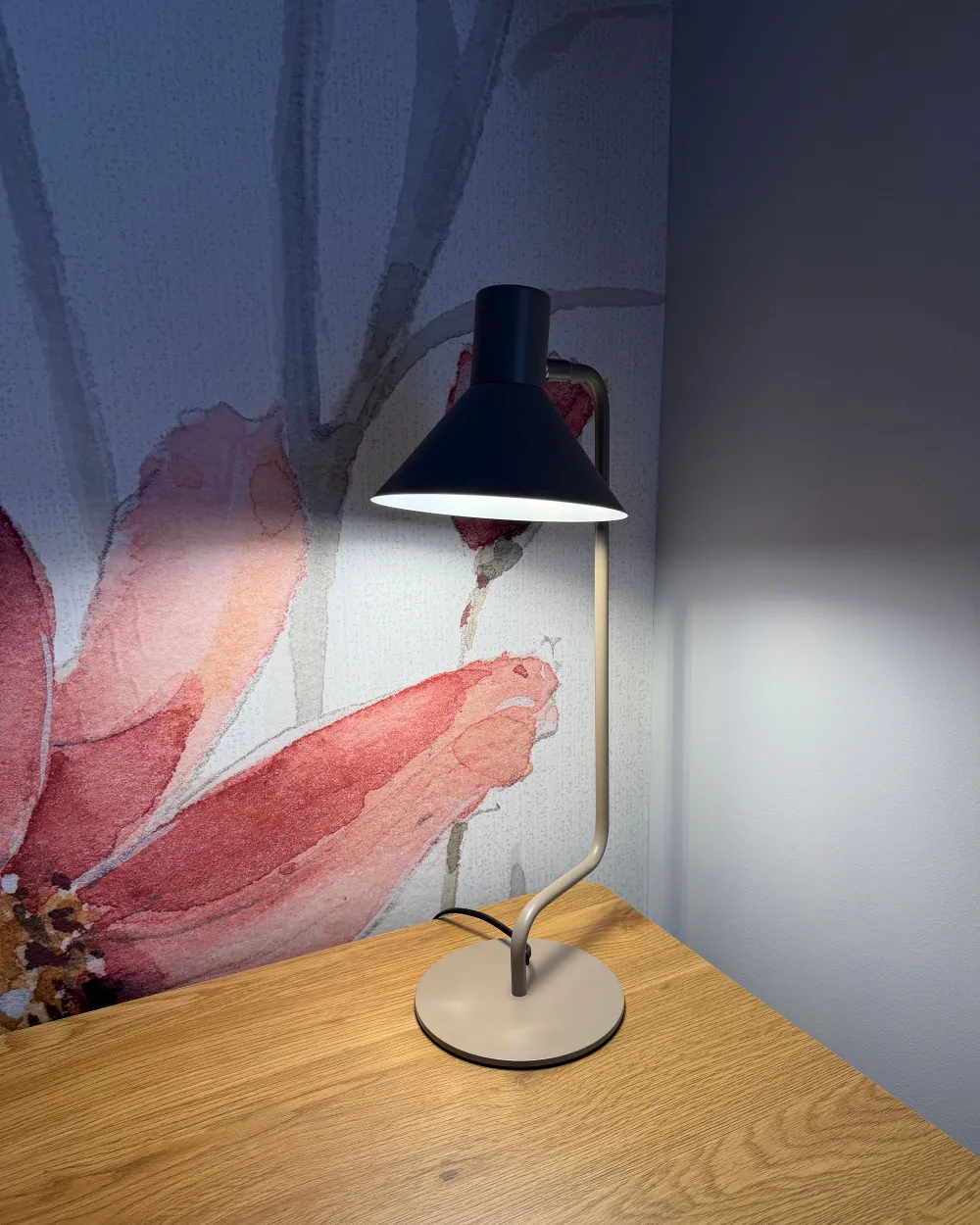 Schreibtischlampe RIMAVA Metall Beige_1175345