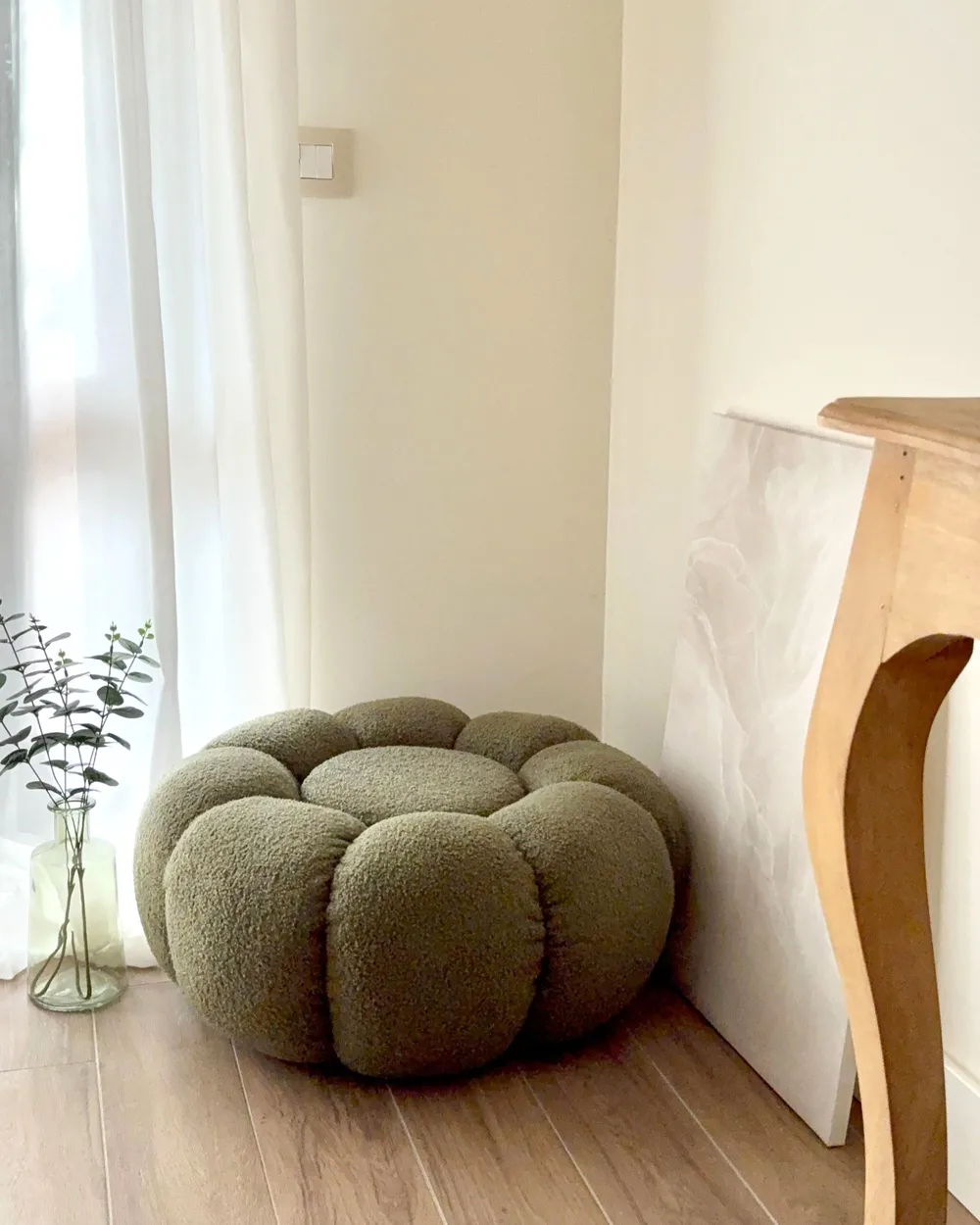 Pouffe BEAUFORT Boucle Green_1085597
