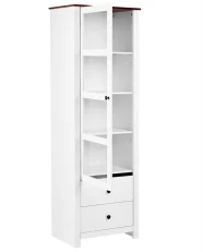 Glass Display Cabinet PIMBA 60 cm White_1099233