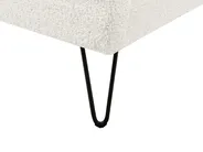 Bed Boucle AMBILLOU 160 x 200 cm (EU King Size) Off-White_967584