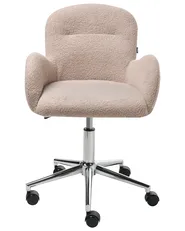 Desk Chair PRIDDY Boucle Beige_1006293