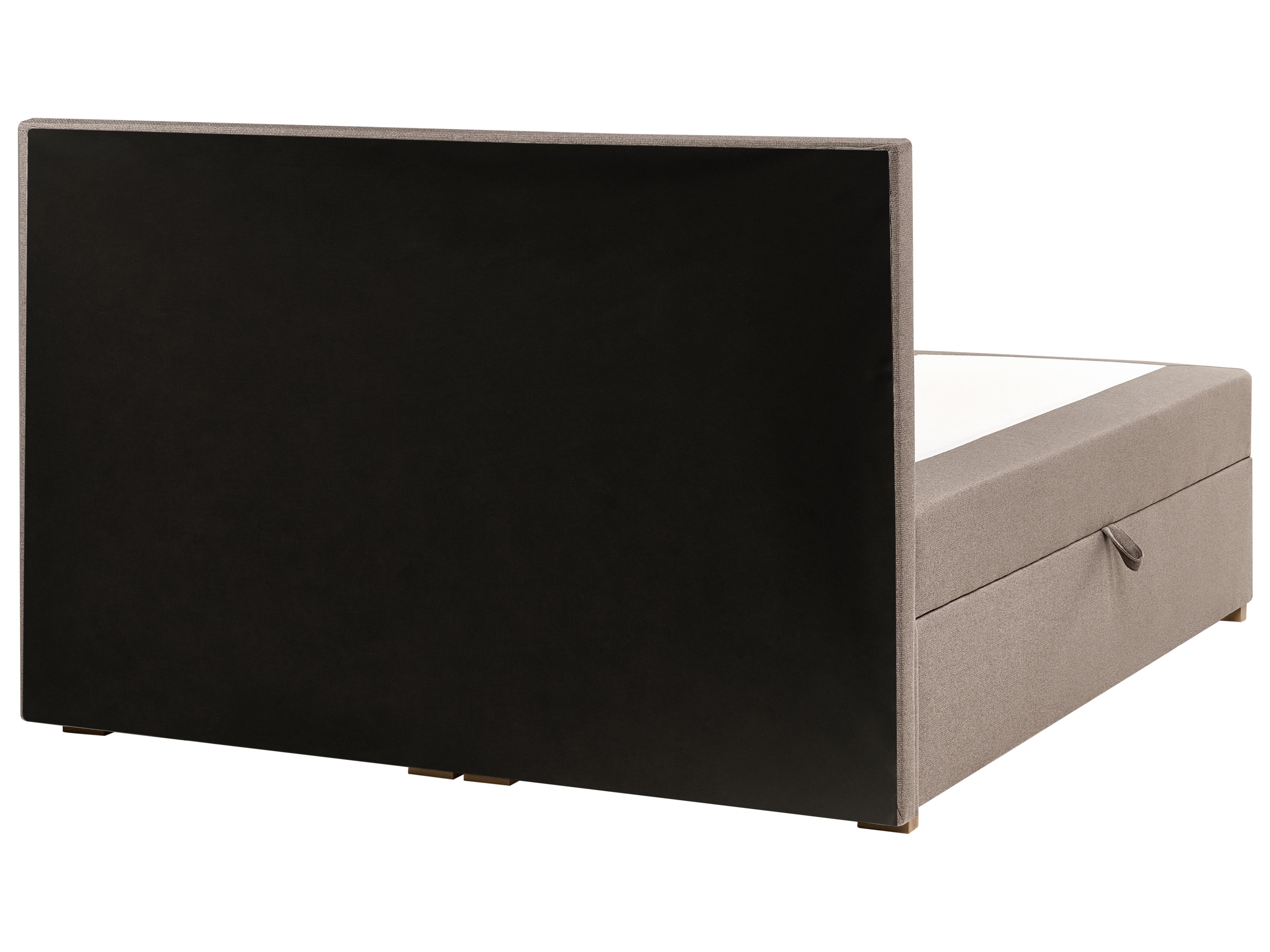 Kontinentalni krevet s prostorom za pohranu ESQUIRE Sivo-bež 160 x 200 cm_1016259