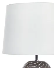 Tischlampe GUAPORE Keramik Schwarz_822378