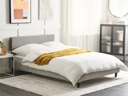 Bed Frame Cover FITOU 140 x 200 cm Light Grey_876038
