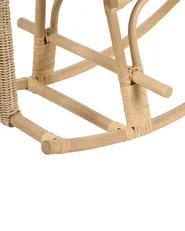 Kinderschaukelstuhl Elefant AMPOLLINO Rattan Naturfarben_932120