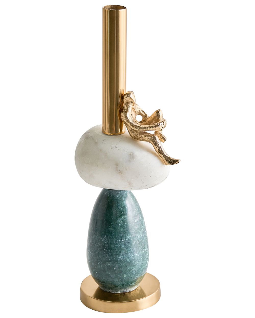 Candle Holder BARICE 34 cm Marble Multicolour