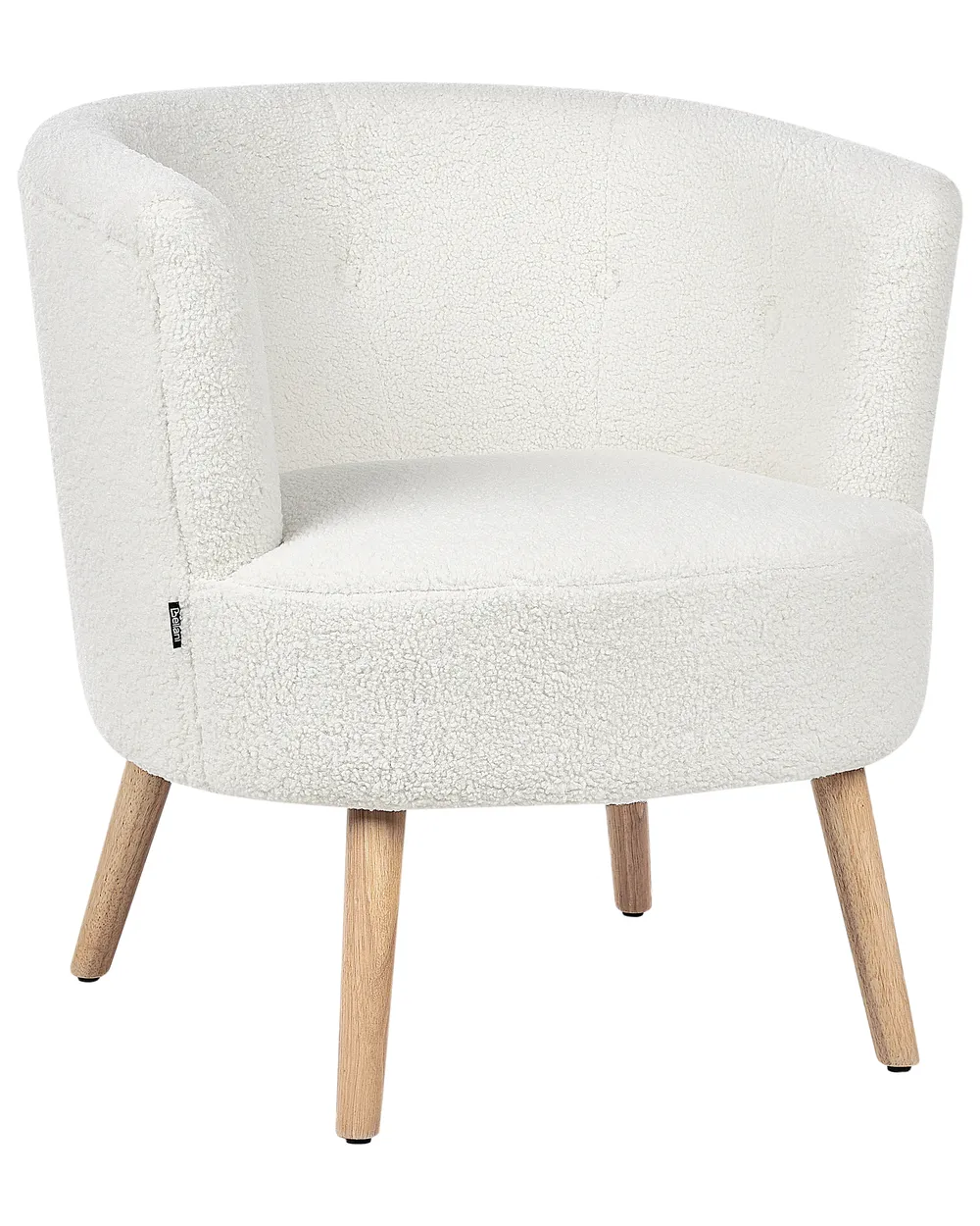 Sessel ODENZEN Bouclé Weiß_947630
