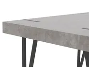 Esstisch ADENA Grauer Betoneffekt 150 cm 90 cm_782309