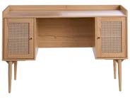 Schreibtisch RATANA 130 cm 50 cm Hellbraun_1046848