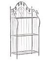 Regal VISANO 59 cm 123 cm Metall Grau