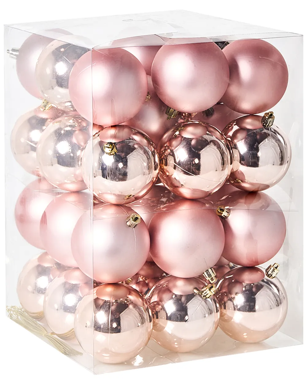 Weihnachtskugel 36er Set BYGDIN Rosa