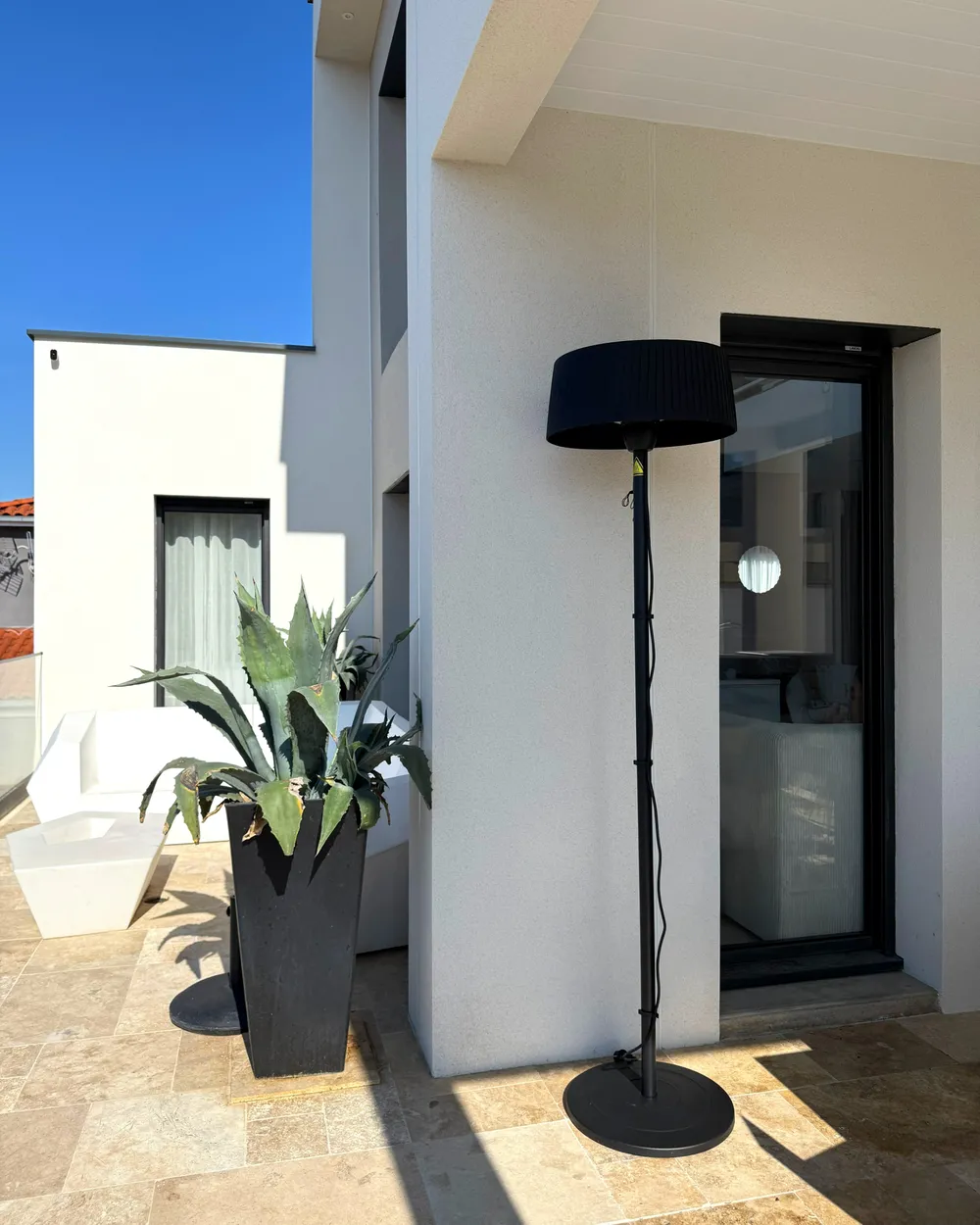 Infrarot-Standheizstrahler VARAZZE 1.500 W Schwarz_983648