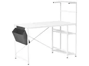 Schreibtisch ARAMINGO 120 cm 60 cm mit Stauraum Weiß_1044317