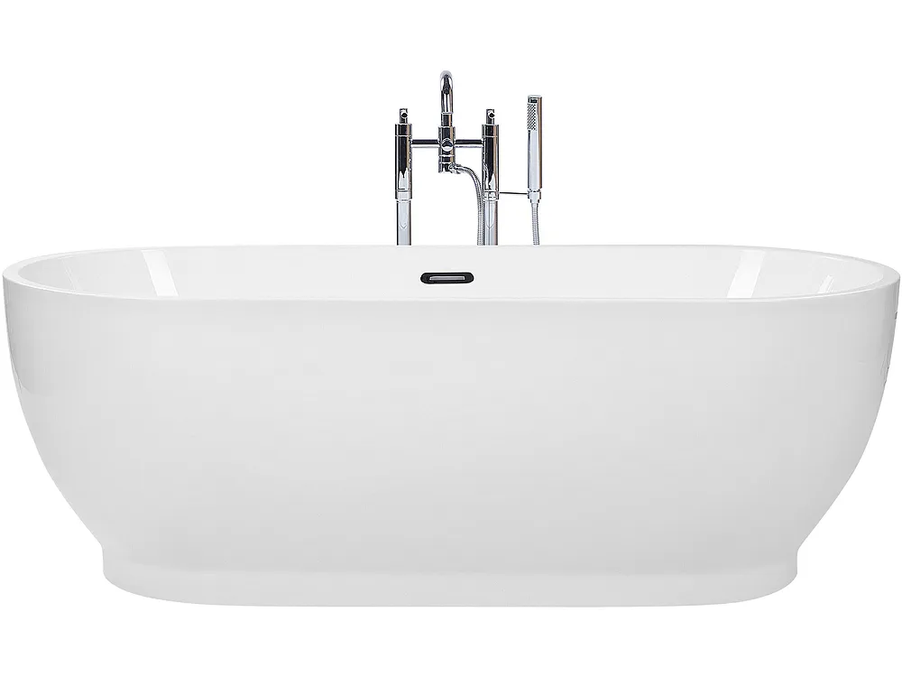 Freistehende Badewanne LEVERA 170 x 78 cm Weiß_1150250
