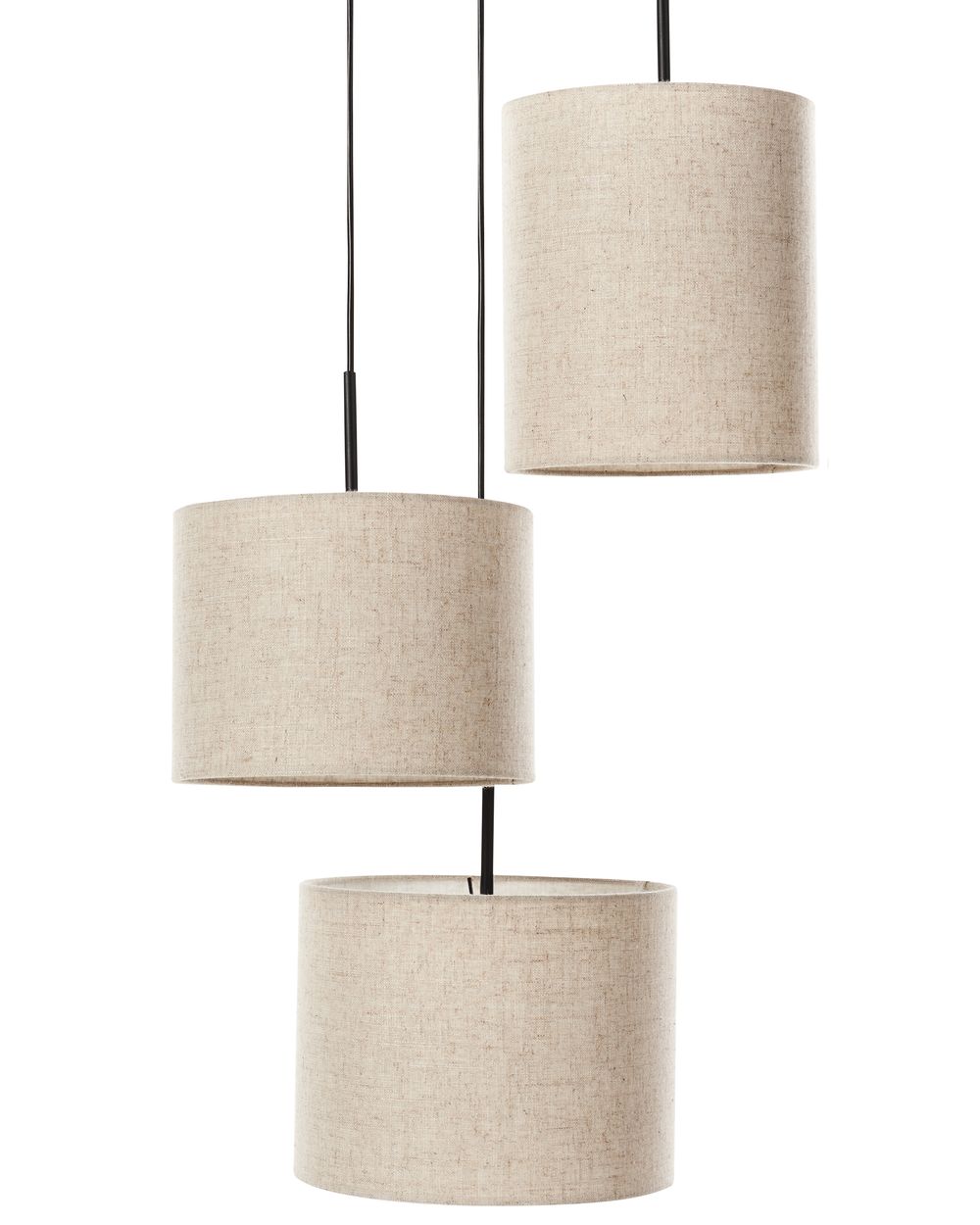 Hanglamp PARGUAZA Linnen Lichtbeige