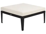 Lounge Set mit Tisch und Ottomane 4-Sitzer BRACCIANO zertifiziertes Akazienholz Hellbeige linksseitig_956402