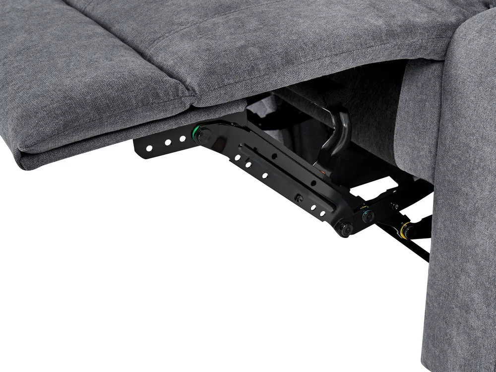 Ecksofa manuell verstellbar 5-Sitzer ROKKE Stoff Grau linksseitig_1108234