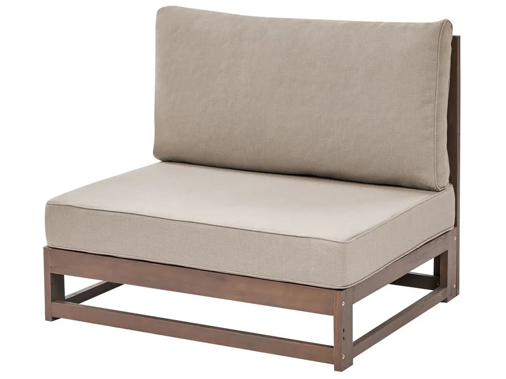 3 Seater TIMOR Wood Dark Brown_856756