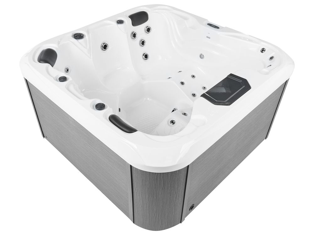 Outdoor Hot Tub with LED AMARILLA Grey