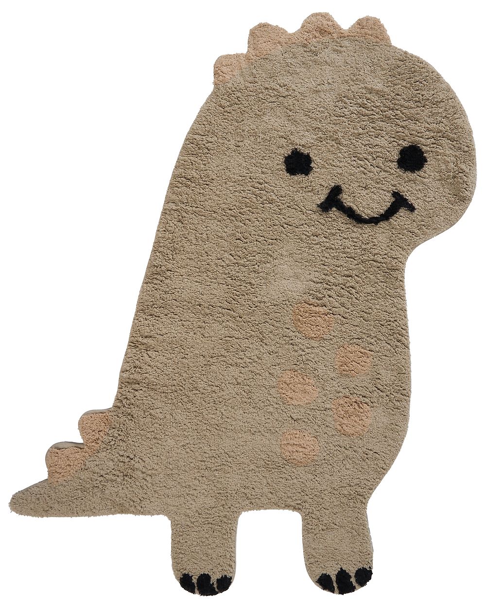 Kids Rug REXY Light Brown 80 x 120 cm Cotton
