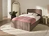 Ottoman Bed LUNAN Boucle Taupe 120 x 200 cm (EU Small Double)