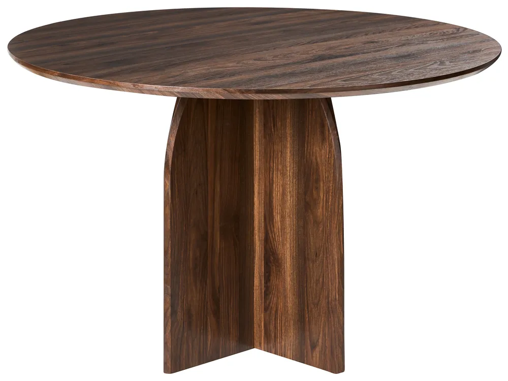 Esstisch YARRA Dunkelbraun 120 cm 120 cm